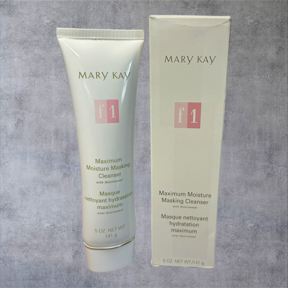 Mary Kay Maximum Moisture Masking Cleanser 2887‎ f1 5oz White New Nutrinewal